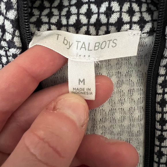 Sale! T by Talbots 1/4 Zip Pullover—great condition! - Picture 4 of 5